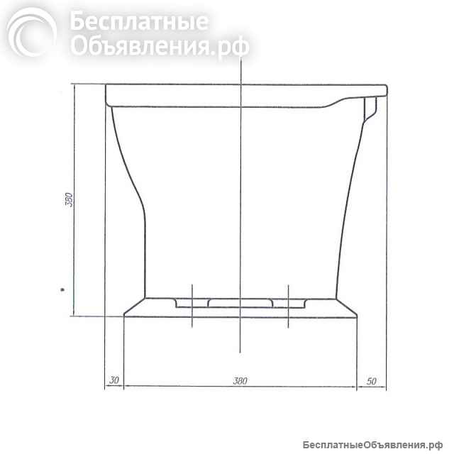 Унитаз дачный с сиденьем в комплекте