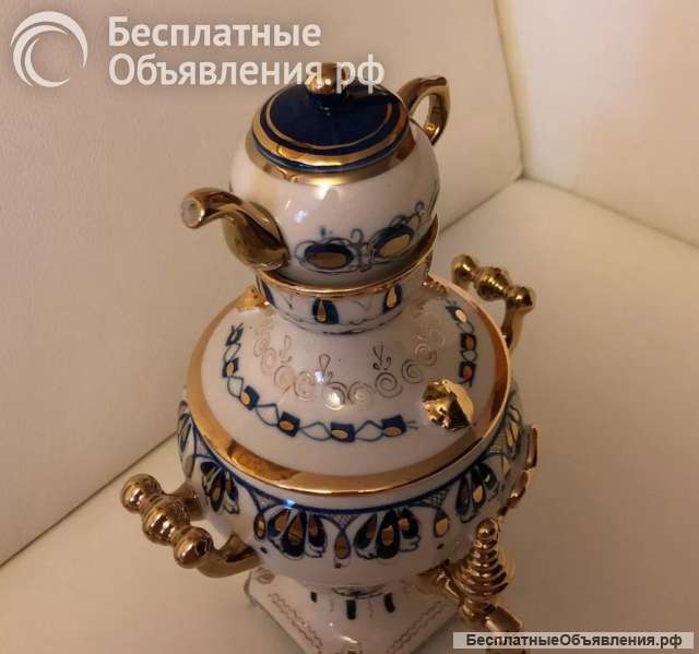Самовар Гжель
