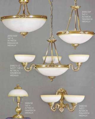 Люстры, торшеры, бра от "Vidrios Granada"