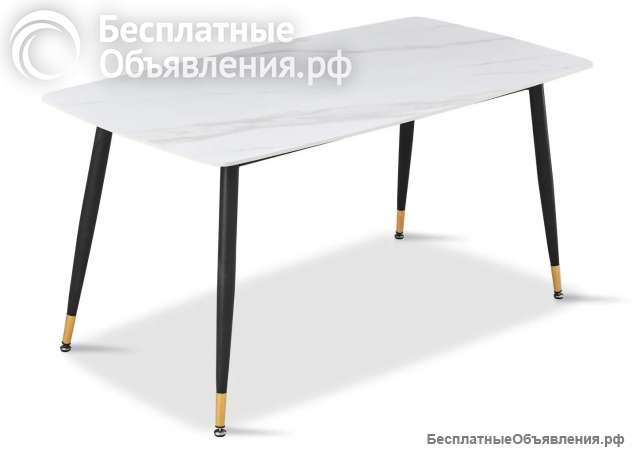 Стол обеденный Рио (DT-2849.2) - белый мрамор