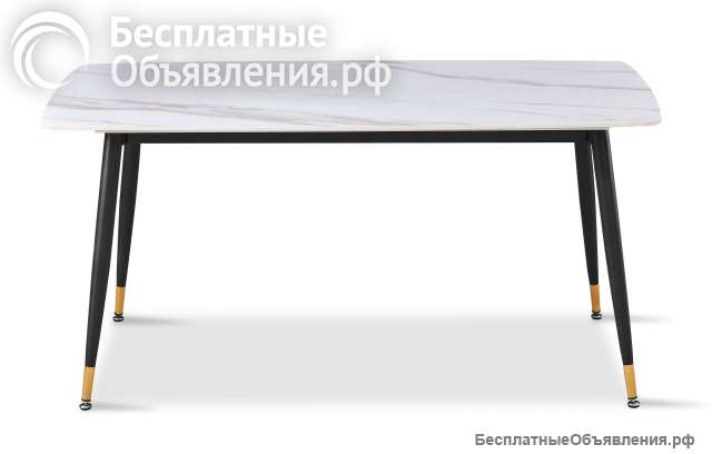 Стол обеденный Рио (DT-2849.2) - белый мрамор