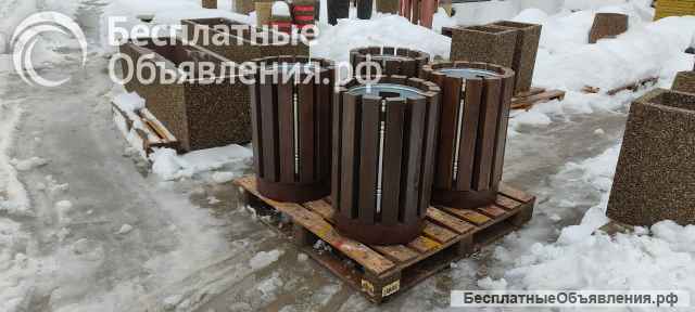 Урна из бетона / мусорный бак из бетона