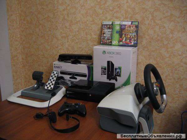 Игровой супер комплект X BOX 360 E 250Gb