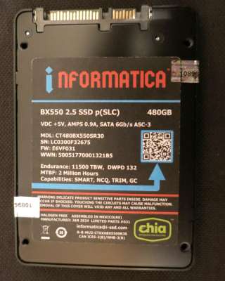 SSD Informatica pSLC 480Gb, SLC-Mode, Лучшая цена