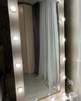 Зеркало гримерное, напольное с подсветкой