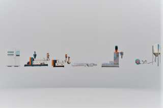 Линия грануляции мягких отходов SJ125/125 SGM