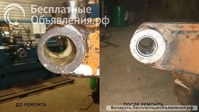 Восстановление изношенных отверстий на погрузчиках и спецтехнике