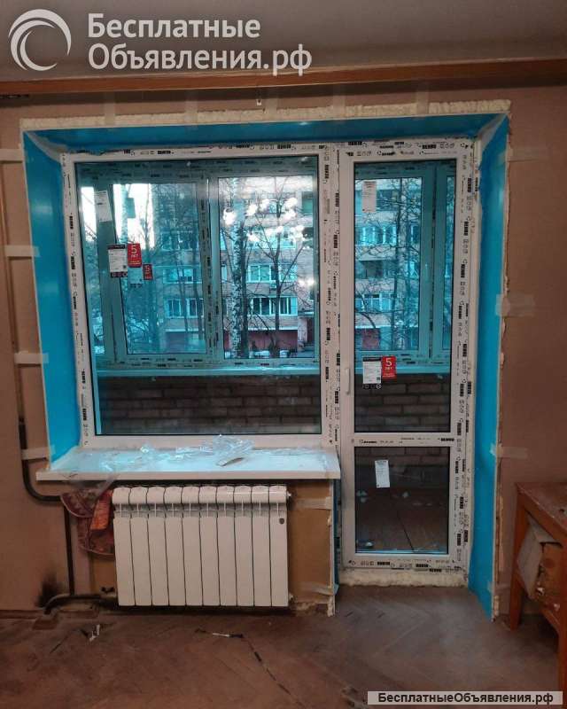 Остекление и установка дверей