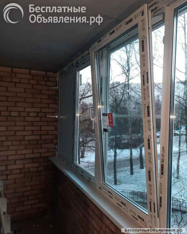 Остекление и установка дверей
