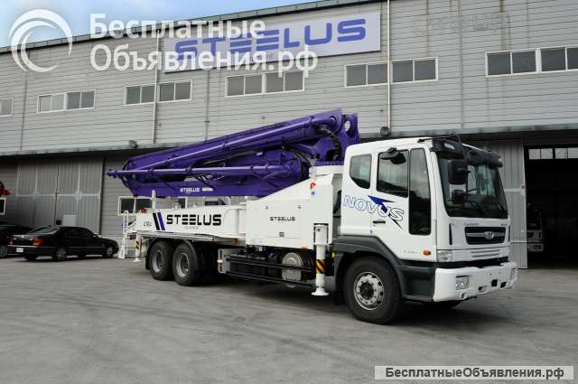 Автобетононасос STEELUS SPT41R4 шасси DAEWOO NOVUS CL8KR