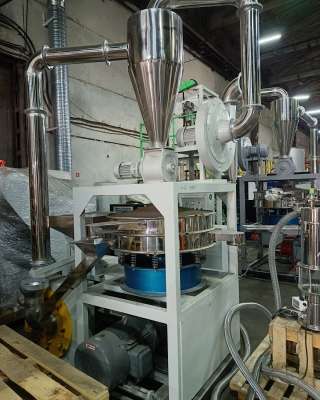 Дисковая мельница для измельчения полимеров MF 500