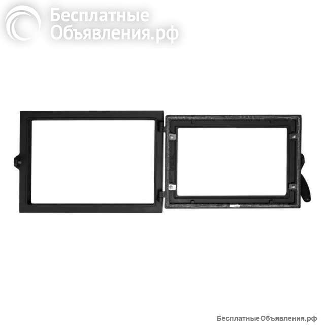 Дверца печная ДТГ-6КС Карелия со стеклом