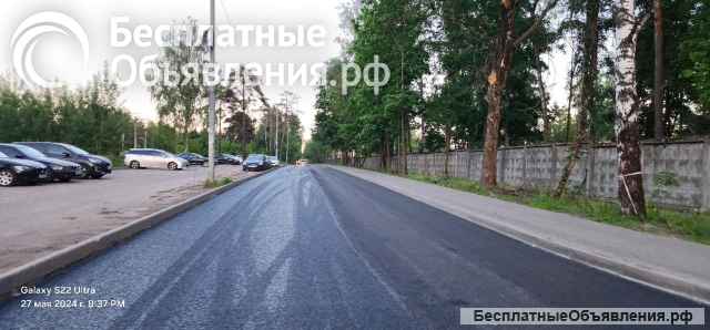 Укладка асфальта/ ямочный ремонт/ асфальтная крошка