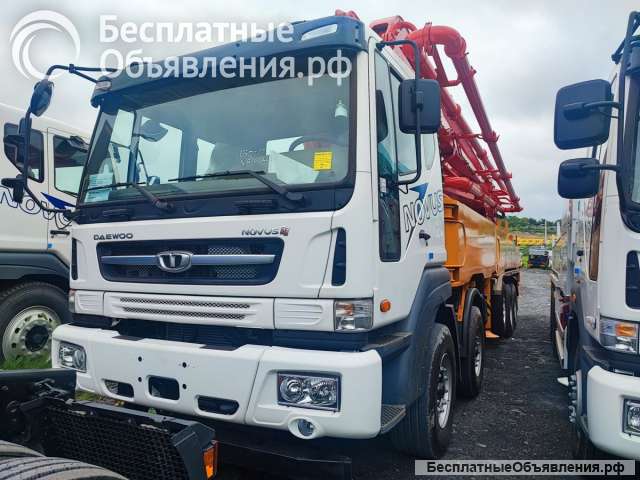 Автобетононасос Everdigm 60 (Б/У 2013г наработка в Ю.Корее) на новом шасси DAEWOO NOVUS CR7D8 2023г