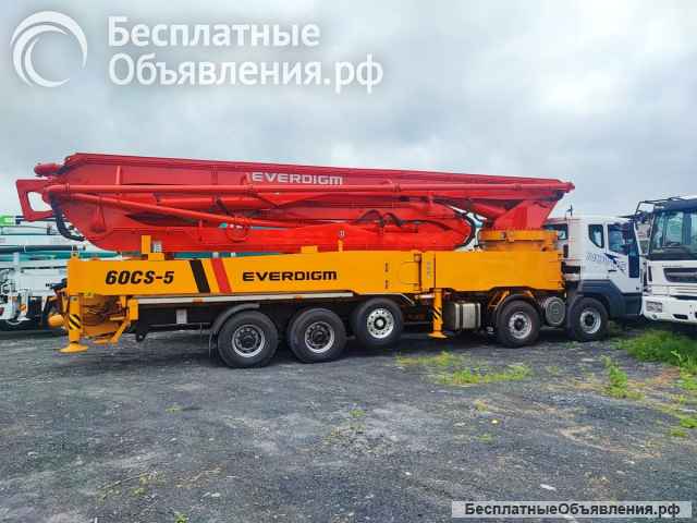 Автобетононасос Everdigm 60 (Б/У 2013г наработка в Ю.Корее) на новом шасси DAEWOO NOVUS CR7D8 2023г