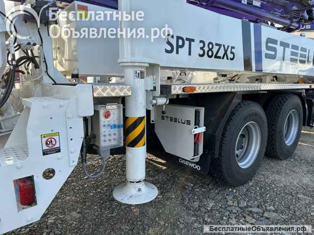 Автобетононасос STEELUS SPT38Z5 шасси DAEWOO NOVUS CL8CF