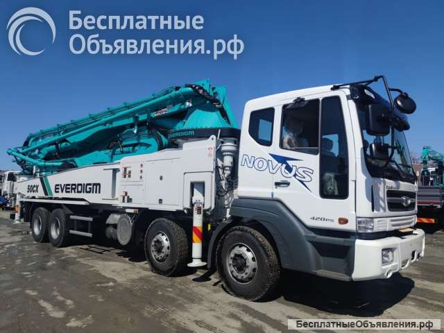 Автобетононасос EVERDIGM 50CX-5 шасси DAEWOO NOVUS CR9CS НОВЫЙ