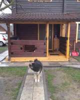 Двухэтажный коттедж из бруса недалеко от Минска