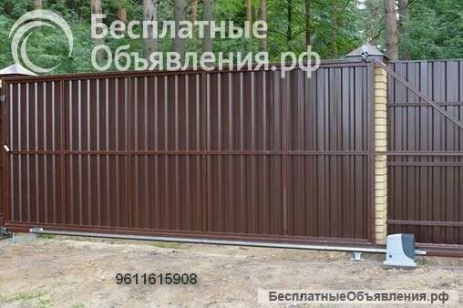Ворота для загородного дома
