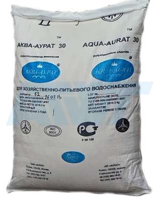 Коагулянт Аква-Аурат 30, (25 кг) мешок