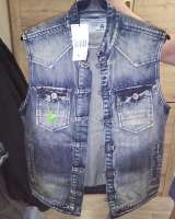 Джинсовый жилет