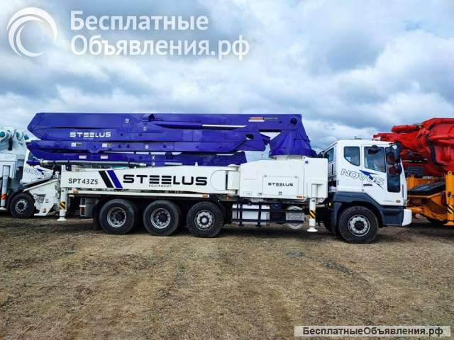 Автобетононасос STEELUS SPT43Z5 шасси DAEWOO NOVUS CL8KR