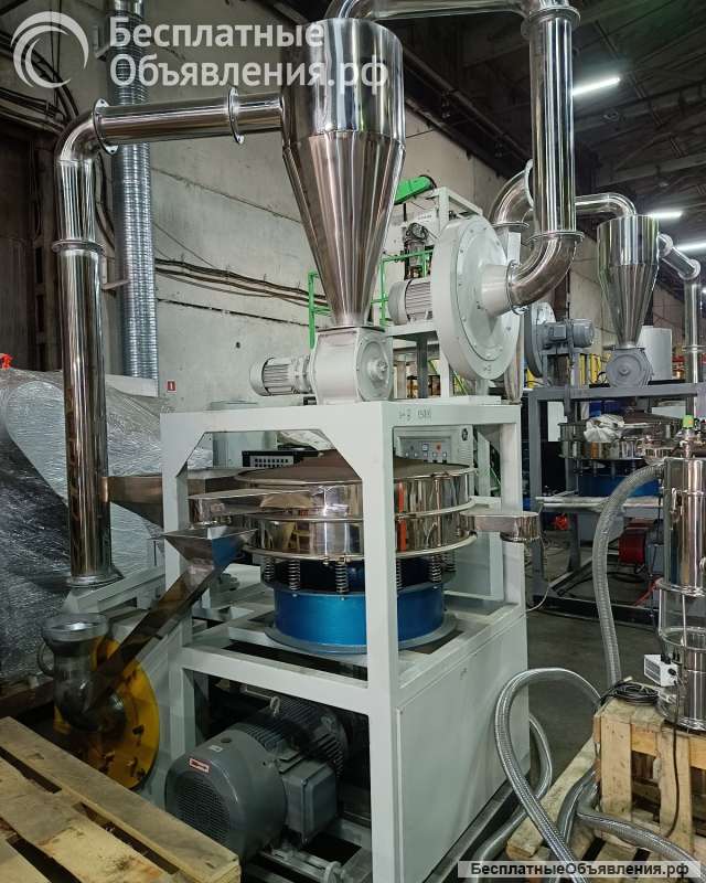 Мельница дисковая MF-500 для полимеров