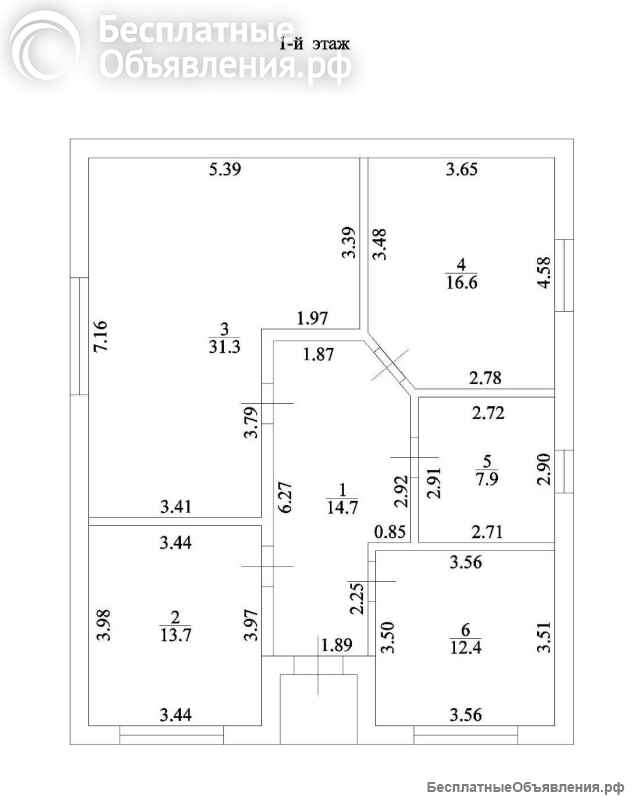 Дом 101 кв.м. в ст. Старомышастовская