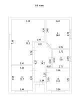 Дом 101 кв.м. в ст. Старомышастовская