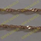Золотая цепочка 1.69 гр. 585проба