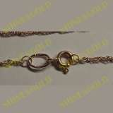 Золотая цепочка 1.69 гр. 585проба