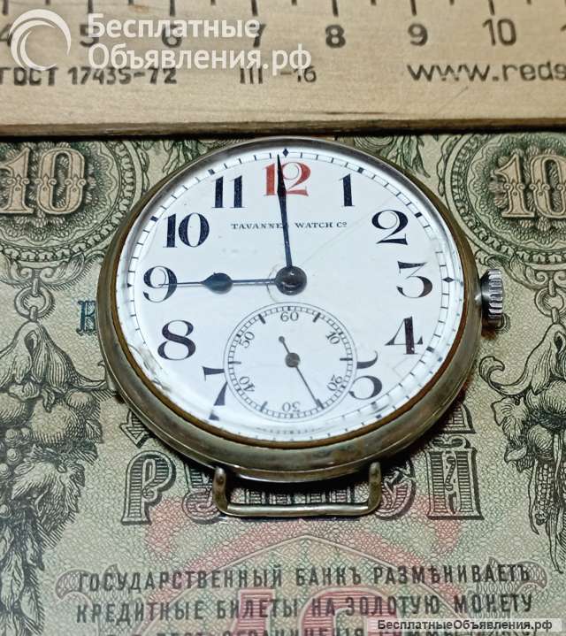 Мужские наручные часы Tavannes Watch Co. Швейцария