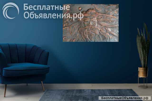 Байкал Батюшка. Медь.60х85