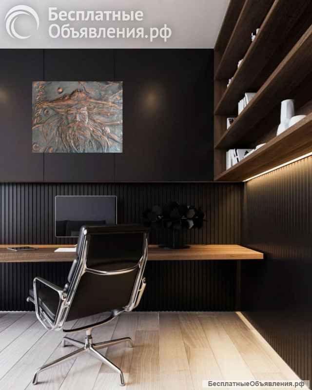 Байкал Батюшка. Медь.60х85