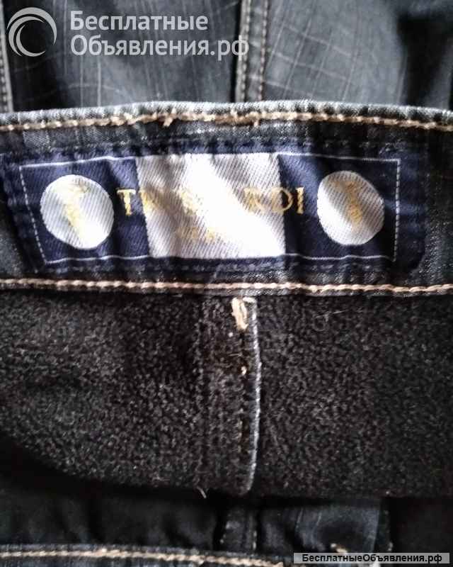 Джинсы теплые