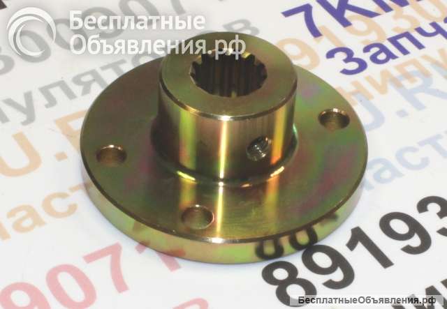 Фланец крепления гидронасоса (разболтовка 35*60 мм), 13 шлицев