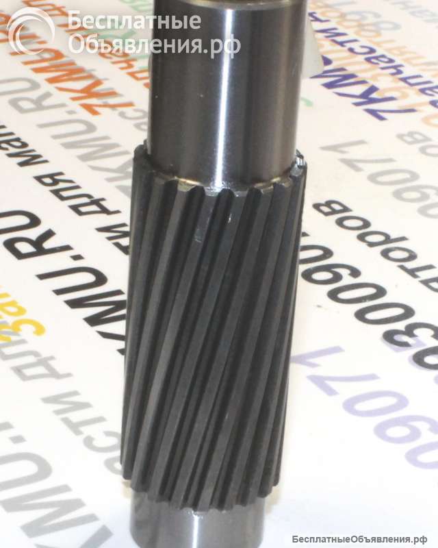 Вал КОМ, L-127 мм, 13 шлицев