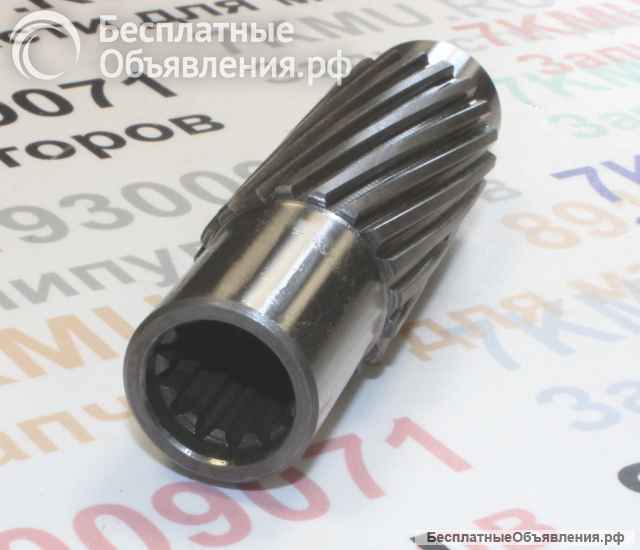 Вал КОМ, L-127 мм, 13 шлицев