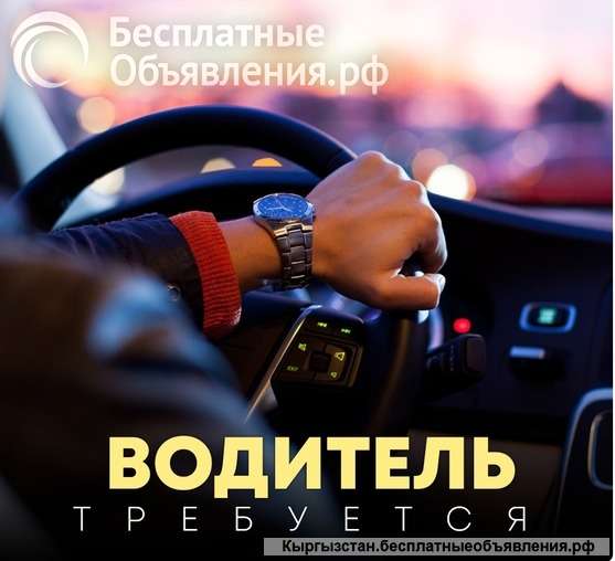 Требуется водитель в компанию