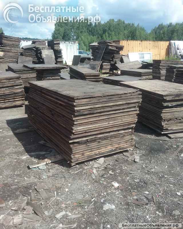 Ламинированная фанера 30 мм для опалубки, настил пола