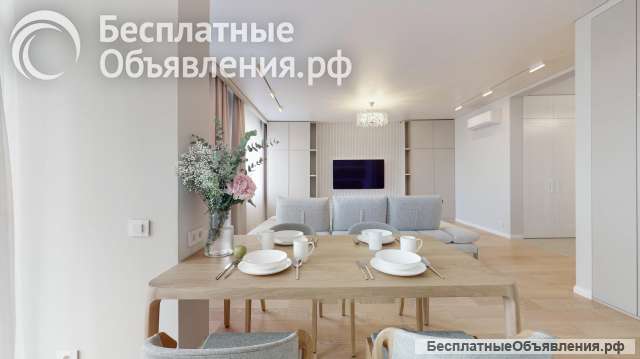 Трехкомнатная квартира в ЖК Квартал 9-18, хорошее состояние
