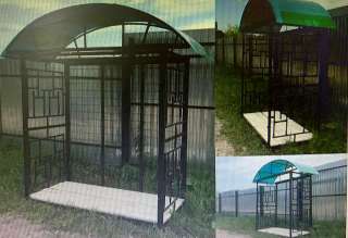 Дровница для дачи и бани из металла уличную, дровник навес для дров поленницу