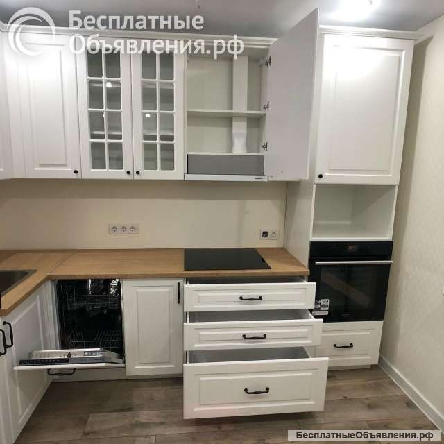 Современная белая кухня недорого