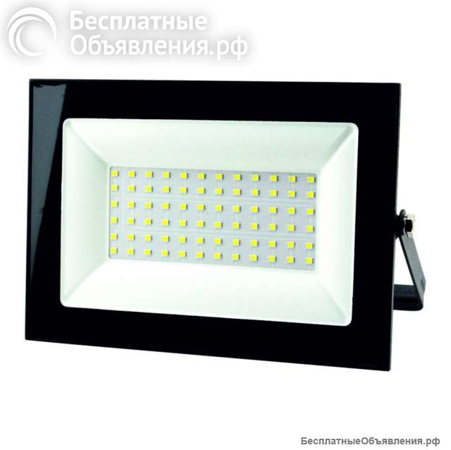Прожектор с/д PRE LED FL4 70W BLACK (1/40) IP65 холодный белый