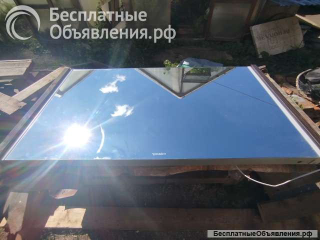 Две раковины и зеркало б/у