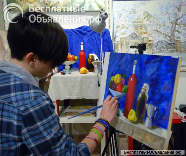 Обучение академическому рисунку, живописи и композиции для детей и поступающих в вузы