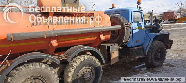 Автотопливозаправщик Урал 4320 АТЗ-7,5 и кунг