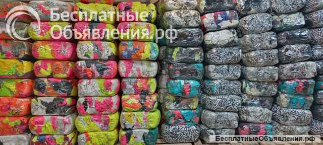 Готовое производство под ключ, Пресс, ветошь в брикетах