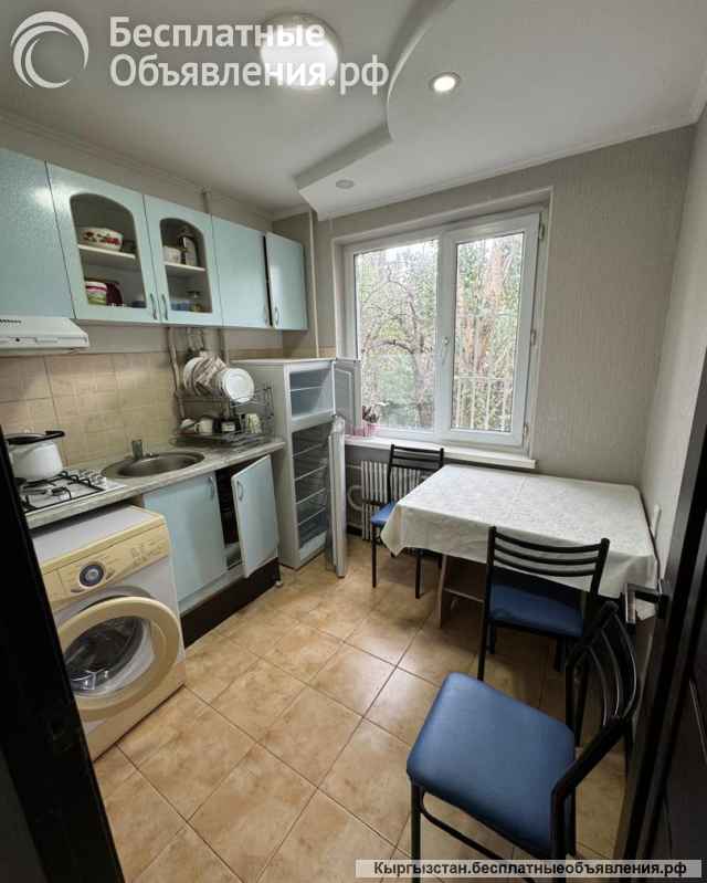 Сдаю 2-комнатную квартиру, Боконбаева/ Гоголя, 45 000 сом, б/п
