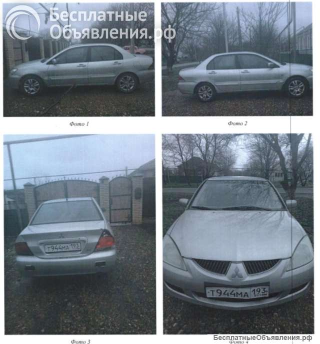 MITSUBISHI LANCER 1.6, 2005 В рамках банкротства Ульянич В.В.
